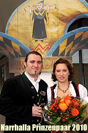 Das Narrhalla Prinzenpaar 2010 Edwin I. und Natascha II.  (Foto. Ingrid Grossmann)